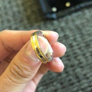 Gold and silver ring